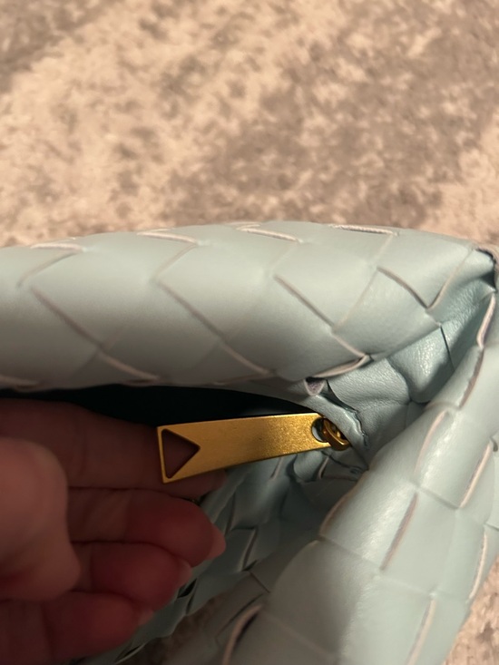 Bottega Veneta mini Jodie in washed teal